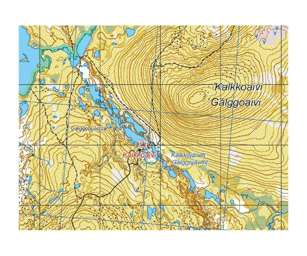 Karttakeskus FInland Scandinavië & Ijsland|Wandelkaart Ropi Kalkkoaivi Munnikurkkio