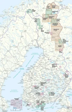 Karttakeskus FInland Scandinavië & Ijsland|Wandelkaart Pallas Hetta Olos 1:50.000