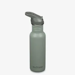 Klean Kanteen Flessen & Waterzakken|Classic met flip/sportdop, 800ml/27oz black