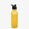 Klean Kanteen Flessen & Waterzakken|Classic Narrow Sportdop 800ml/27oz old Gold