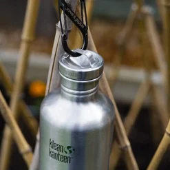 Klean Kanteen Flessen & Waterzakken|KIK steel loop cap brushed stainless