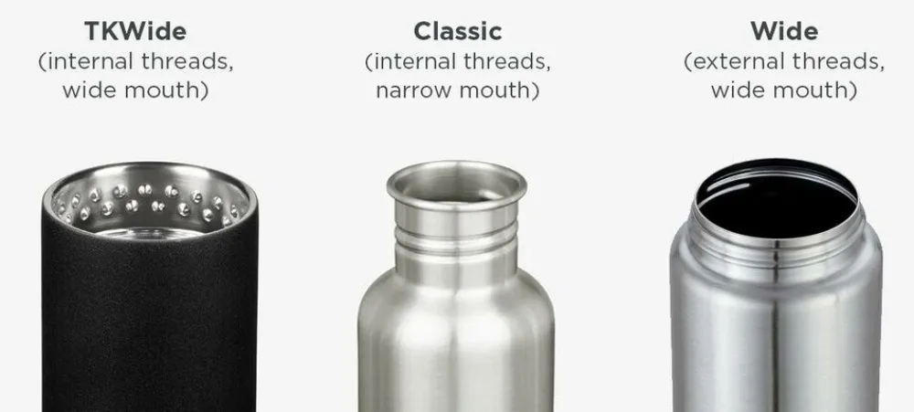 Klean Kanteen Flessen & Waterzakken|Sport dop voor classic flessen black