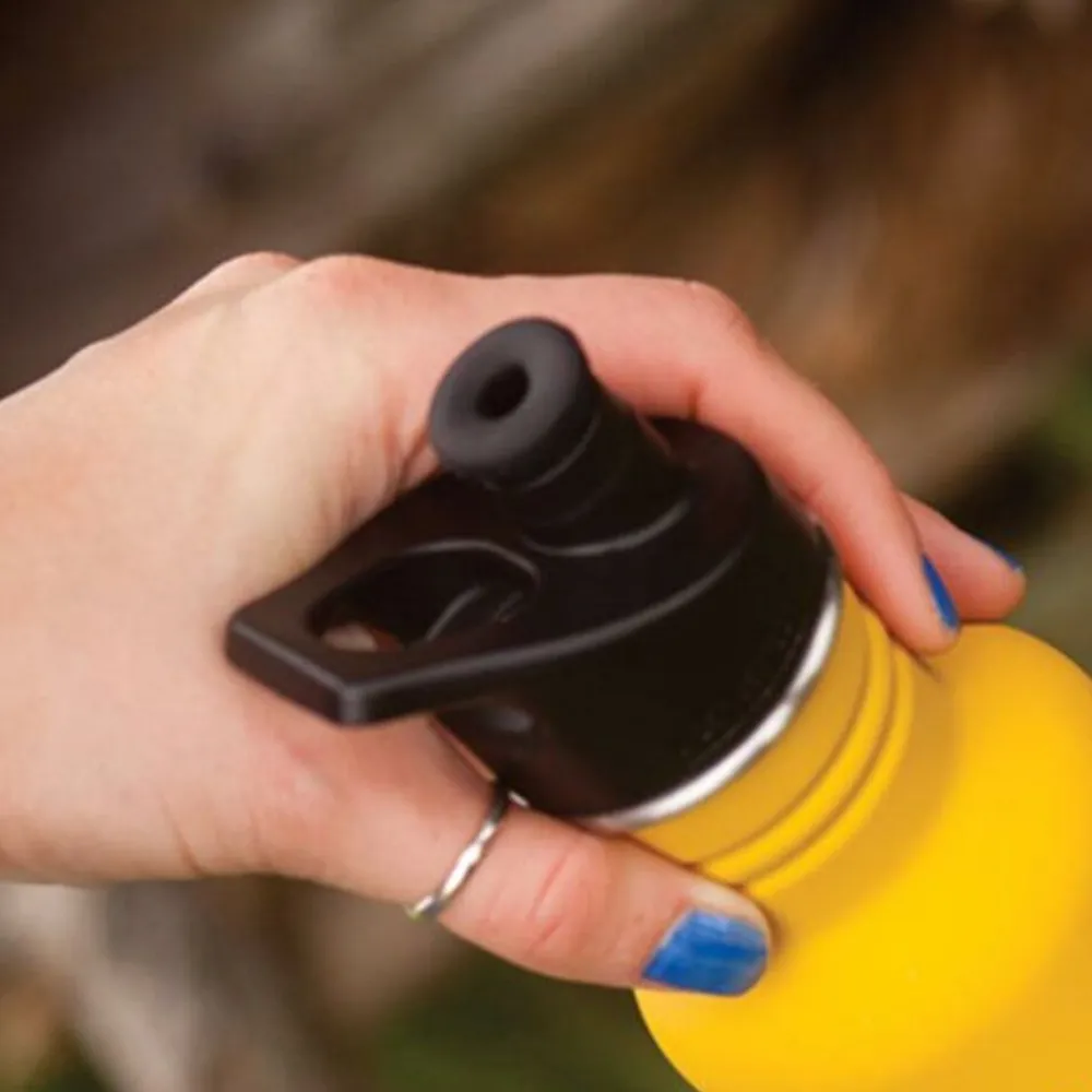 Klean Kanteen Flessen & Waterzakken|Sport dop voor classic flessen black