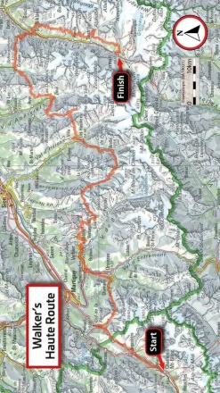 Knife Edge Frankrijk|Wandelgids Walker's Haute Route Chamonix - Zermatt