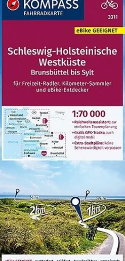Kompass Duitsland|Fietskaart 3311 Schleswig-Holsteinische