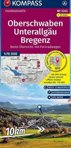 Kompass Duitsland|FK3345 Oberschwaben