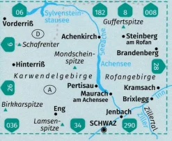 Kompass Oostenrijk|Wandelkaart 027 Achensee