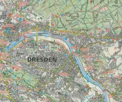 Kompass Duitsland|Wandelkaart 809 Dresden Meissen
