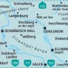Kompass Duitsland|Wandelkaart 774 Hohenlohe - Ellwange Berge