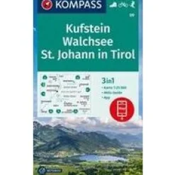 Kompass Oostenrijk|Wandelkaart 09 Kufstein St. Johann in Tirol