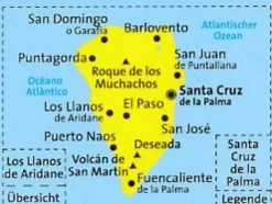 Kompass Spanje & Portugal|Wandelkaart 232 La Palma