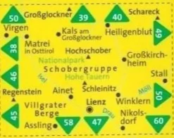 Kompass Oostenrijk|Wandelkaart 48 Lienz - Schobergruppe - Hohe Tauern
