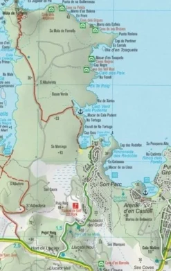 Kompass Spanje & Portugal|Wandelkaart 243 Menorca