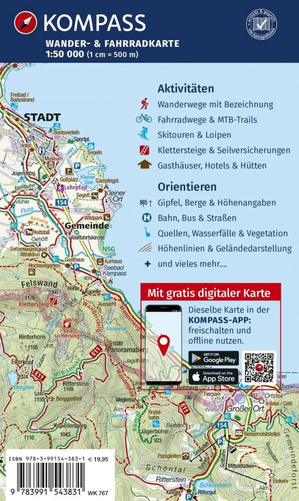 Kompass Duitsland|Wandelkaart 767 Schwabische Alb