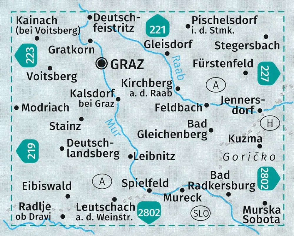 Kompass Oostenrijk|Wandelkaart 226 Südsteiermark