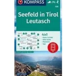 Kompass Oostenrijk|Wandelkaart 026 Seefeld in Tirol