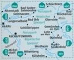 Kompass Duitsland|Wandelkaart 832 Spessart