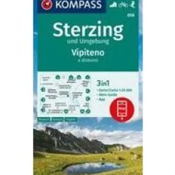 Kompass Italië & Malta|Wandelkaart 058 Sterzing und Umgebung