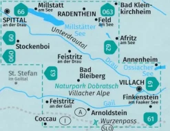 Kompass Oostenrijk|Wandelkaart 065 Villacher Alpe - Unterdrautal