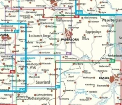 Kompass Duitsland|Wandelkaart 844 Sudlicher Teutoburger Wald