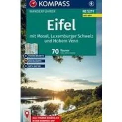 Kompass Duitsland|WF5211 Eifel, Mosel wandelgids