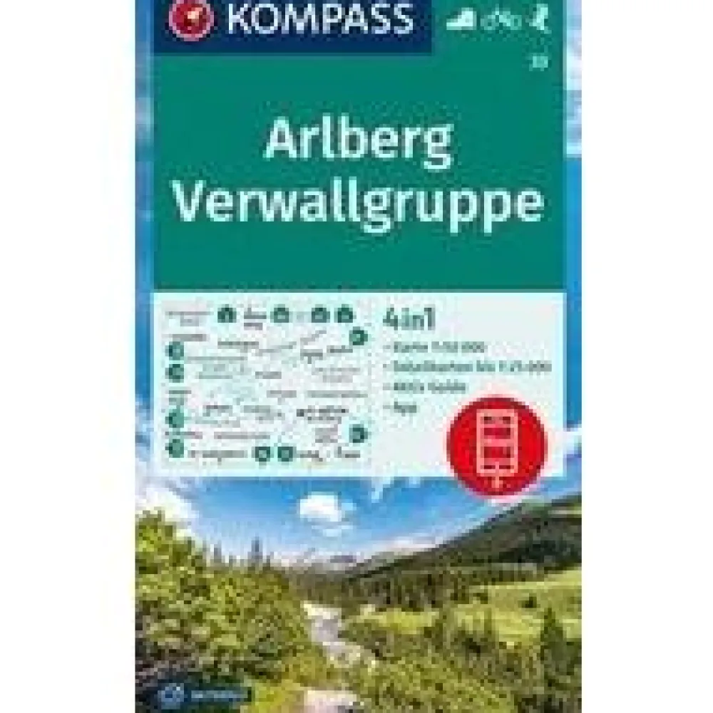 Kompass Oostenrijk|WK33 Arlberg, Verwallgruppe
