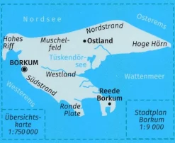 Kompass Duitsland|WK727 Borkum im Naturpark