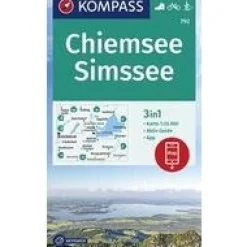Kompass Duitsland|WK792 Chiemsee Simssee