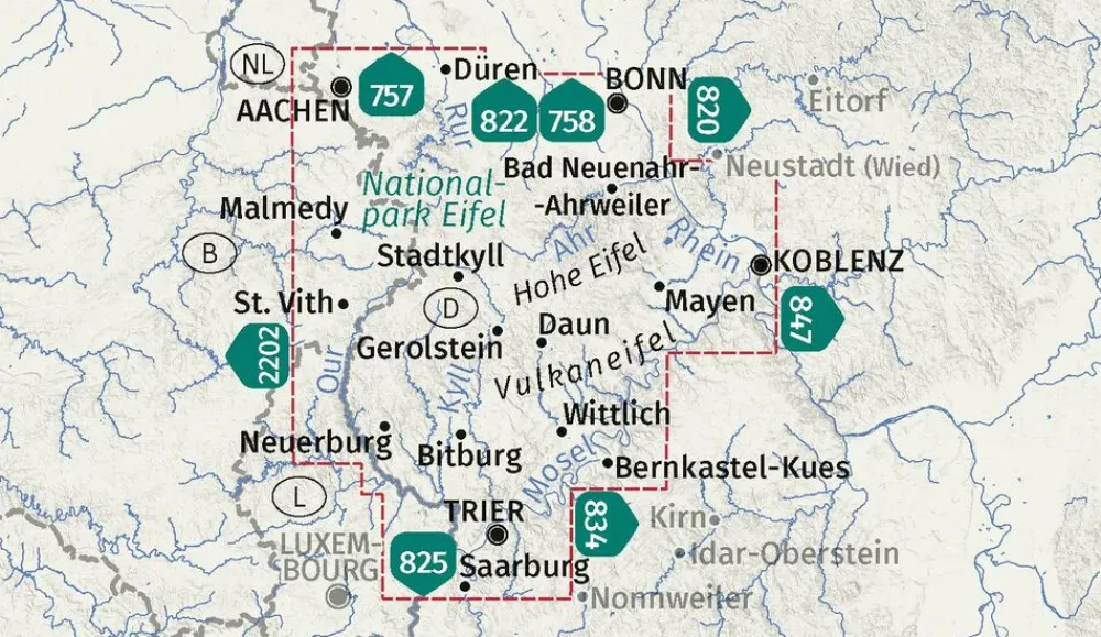 Kompass Duitsland|WK833 Eifel