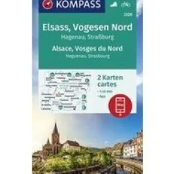 Kompass Duitsland|WK2220 Elzas Vogezen Noord