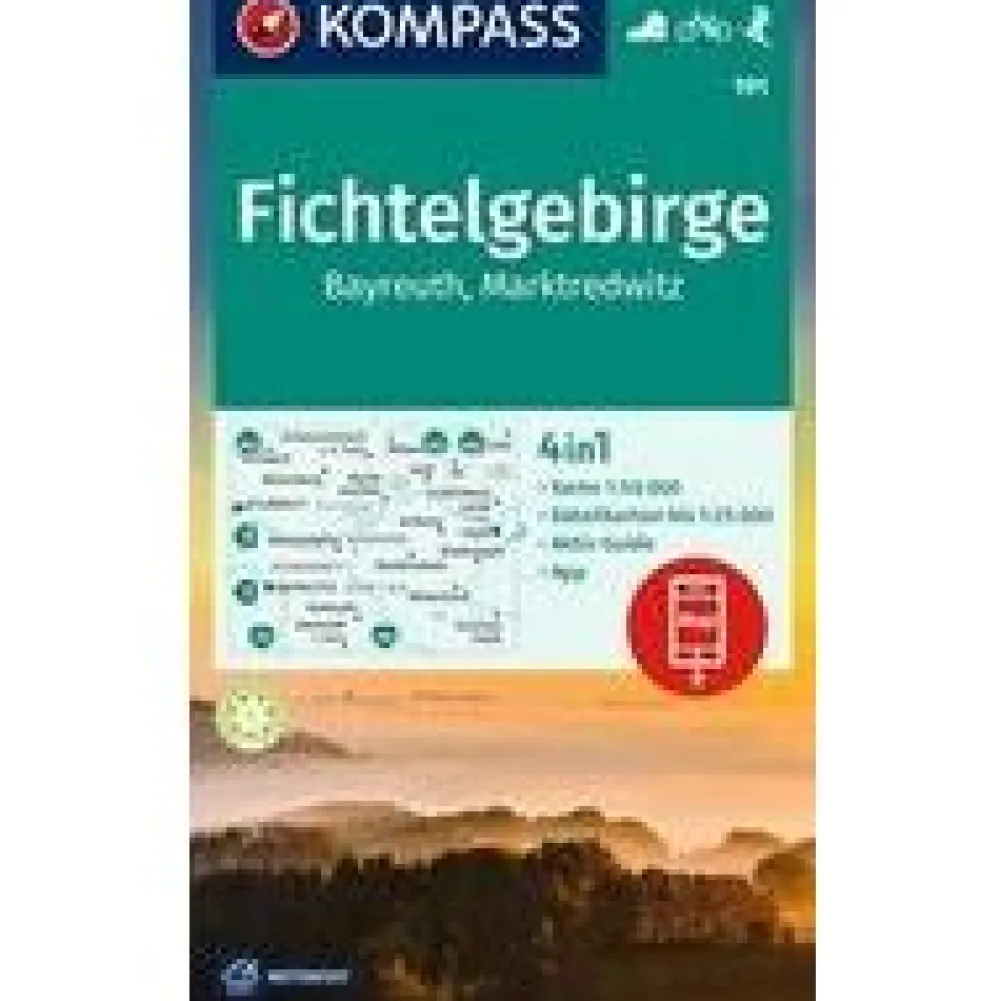 Kompass Duitsland|WK191 Fichtelgebirge
