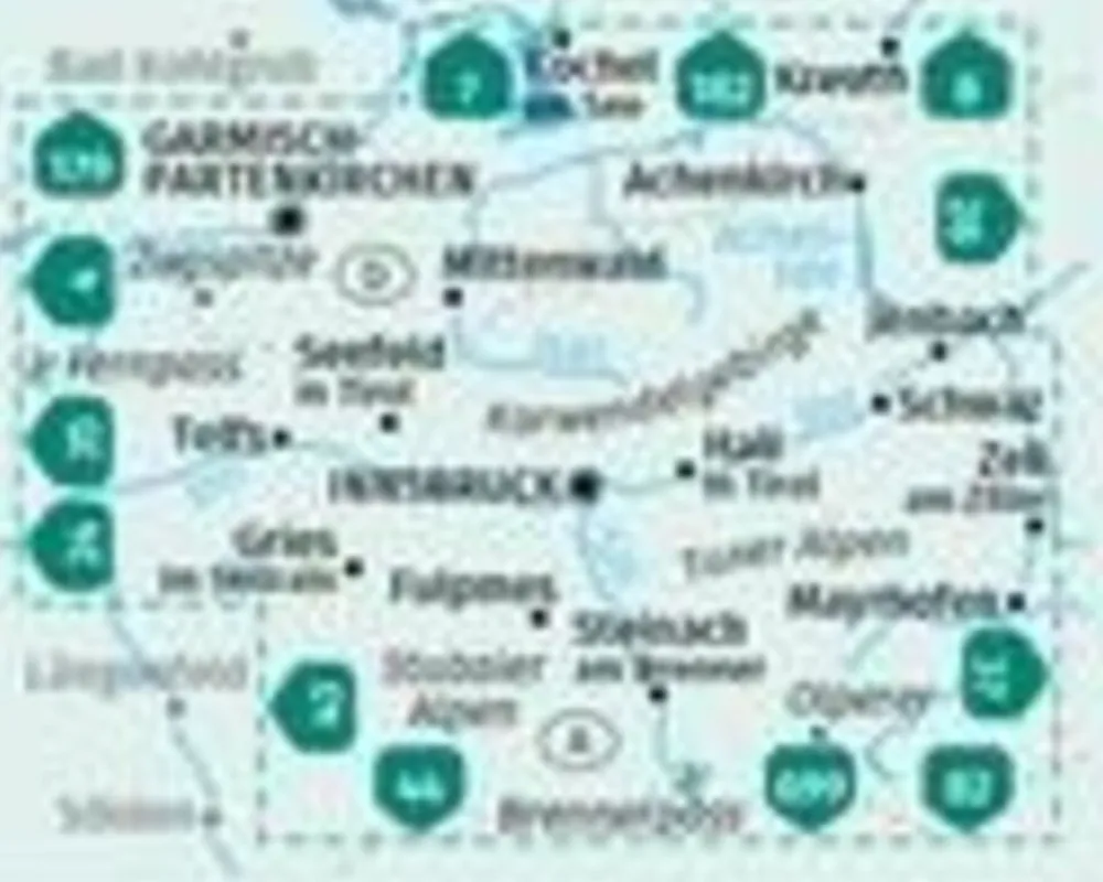 Kompass Oostenrijk|WK290 Innsbruck und