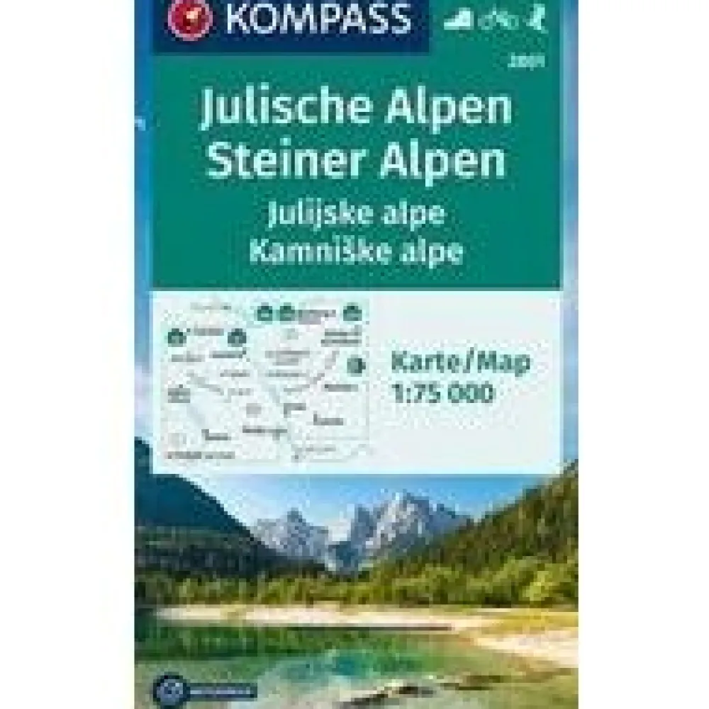 Kompass Balkan, Griekenland & Cyprus|WK2801 Julische Alpen