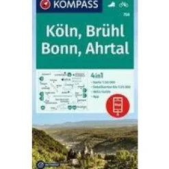 Kompass Duitsland|WK758 Koln, Bruhl, Bonn