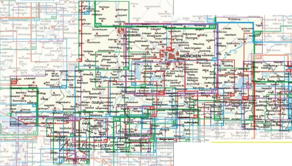 Kompass Oostenrijk|WK189 Landsberg am Lech