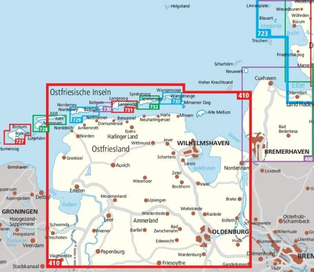 Kompass Duitsland|WK731 Langeoog