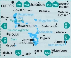 Kompass Duitsland|WK721 Lauenburgische Seen
