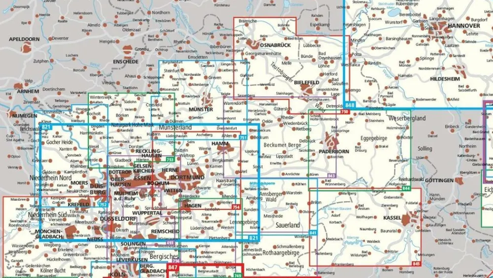 Kompass Duitsland|WK849 Münsterland