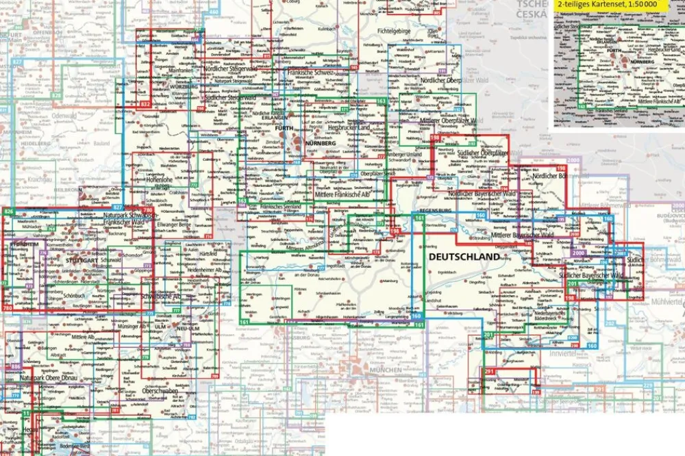 Kompass Duitsland|WK186 Oberpfälzer Wald