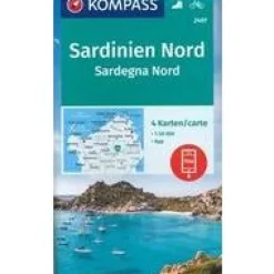 Kompass Italië & Malta|WK2497 Sardinië Noord