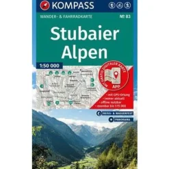 Kompass Oostenrijk|WK83 Stubaier Alpen