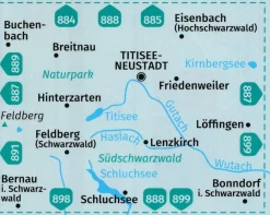 Kompass Duitsland|WK893 Titisee, Neustadt