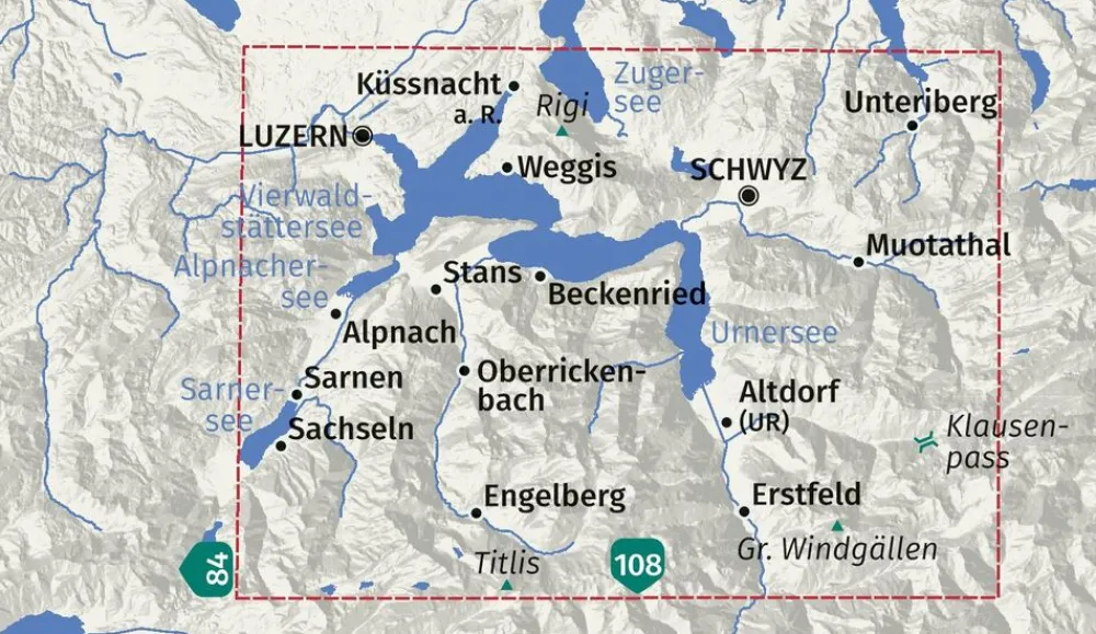 Kompass Oostenrijk|WK116 Vierwaldstatter See