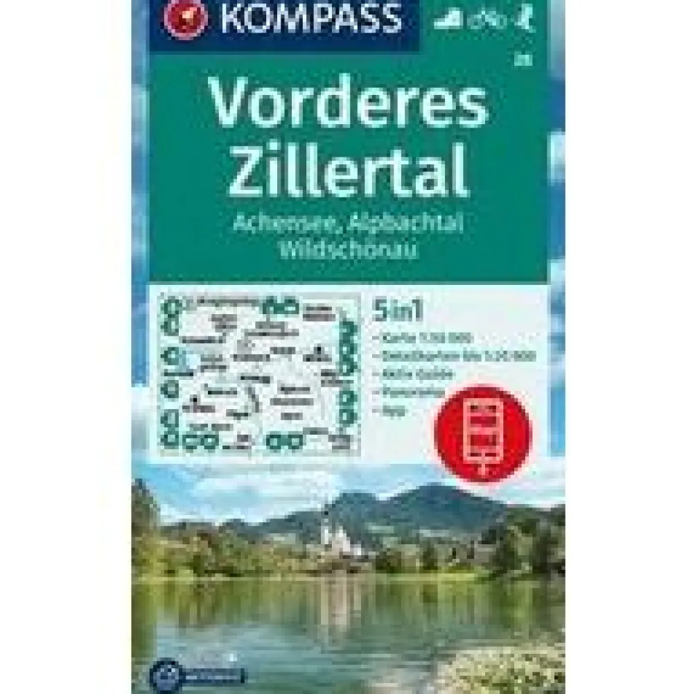 Kompass Oostenrijk|WK28 Vorderes Zillertal