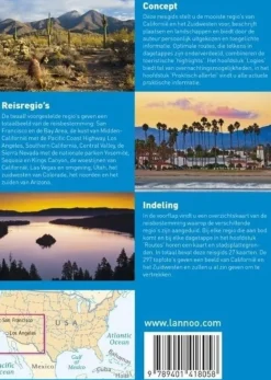Lannoo Verenigde Staten|Autoboek Californië Zuidwest USA