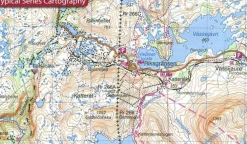 Lantmäteriet Fjallkarta Scandinavië & Ijsland|Wandelkaart BD11 Tjamotis 1:100.000