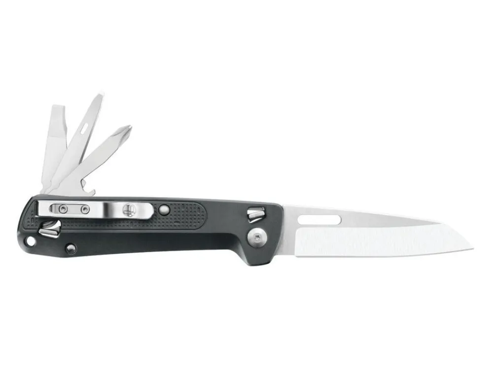 Leatherman Zakmessen|Free K2 grijs PE zakmes met magnetische sluiting