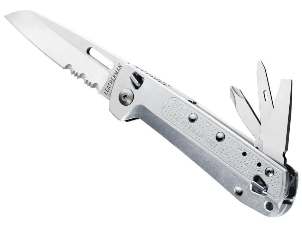 Leatherman Zakmessen|free K2 zilver CE
