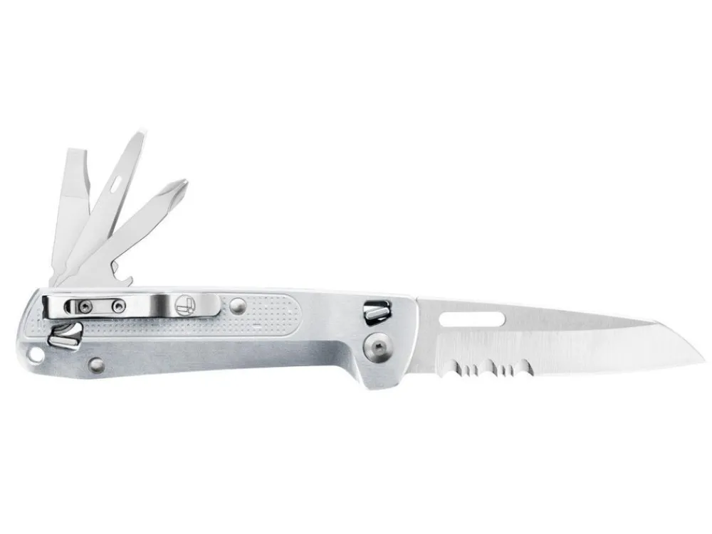 Leatherman Zakmessen|free K2 zilver CE