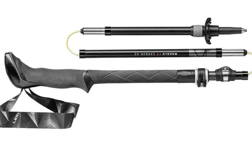 Leki Wandelstokken|Wandelstokken|Makalu FX Carbon AS light-anthracitr/b-red